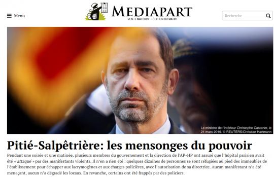 Médiapart le 3 mai 2019